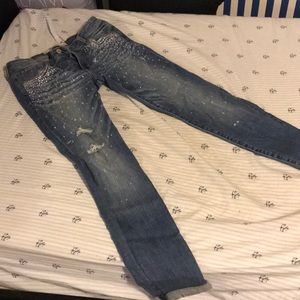 Abercrombie and Fitch distressed jeans