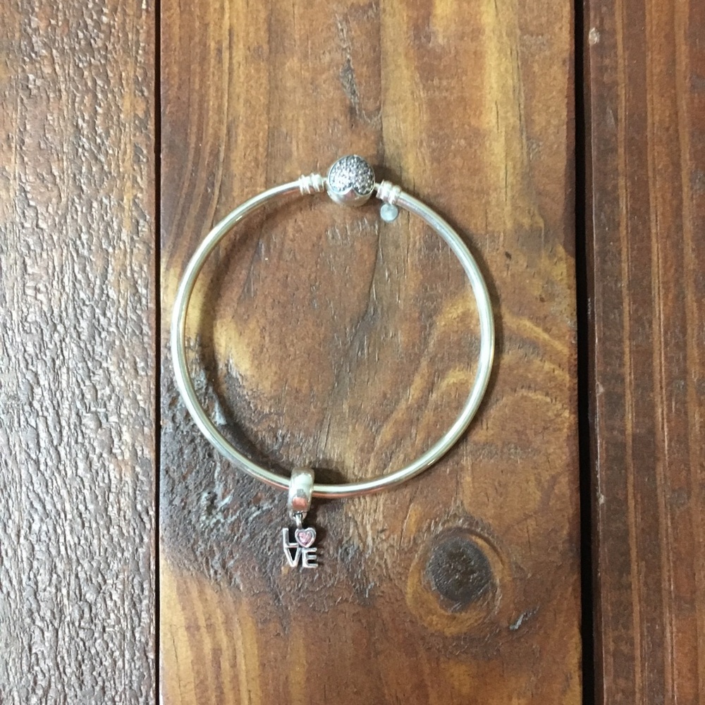 Pandora Bangle with Charm