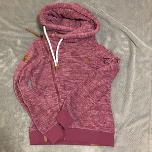 Naketano fleece hoodie jacket with side zip