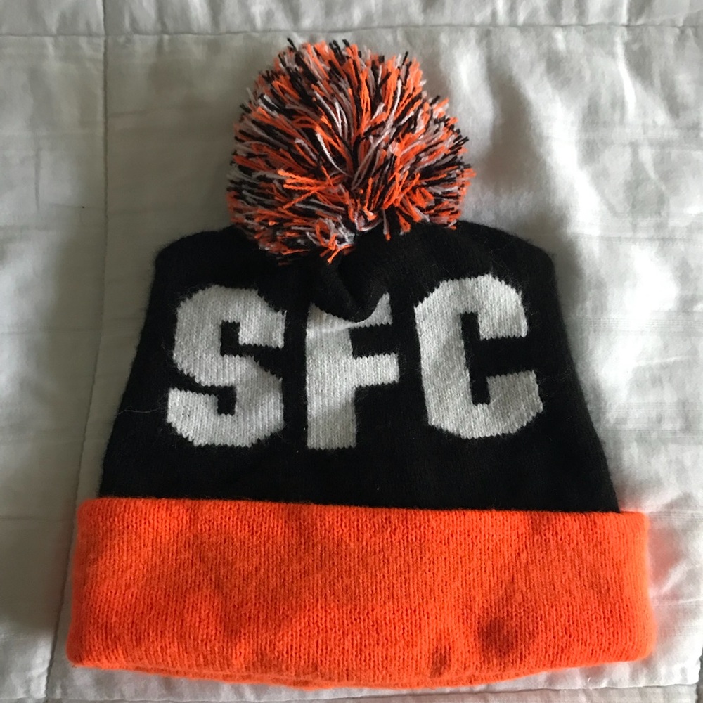 Black And Orange SFC Adapt Beanie