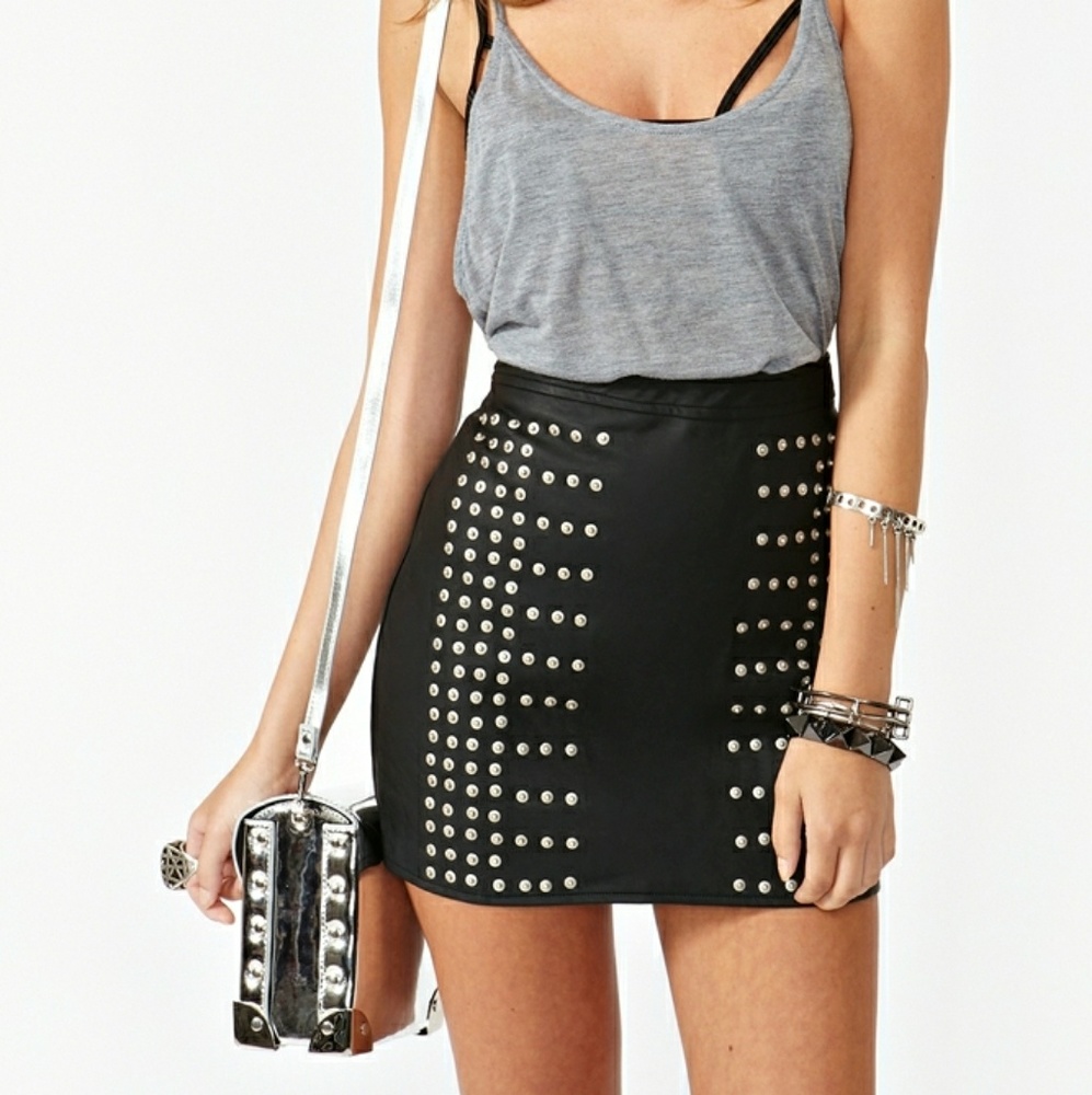 Stylestalker leather skirt