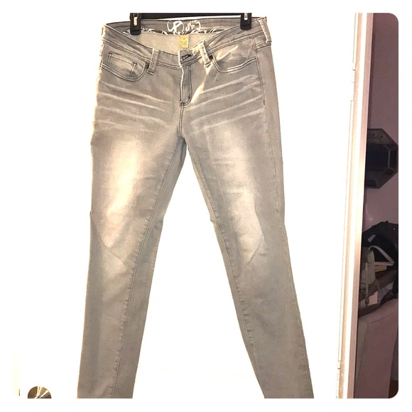 SPJ Grey Washed Jeans with Black Studded Details - Picture 1 of 4