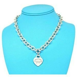 Authentic Tiffany & Co Heart Tag Necklace