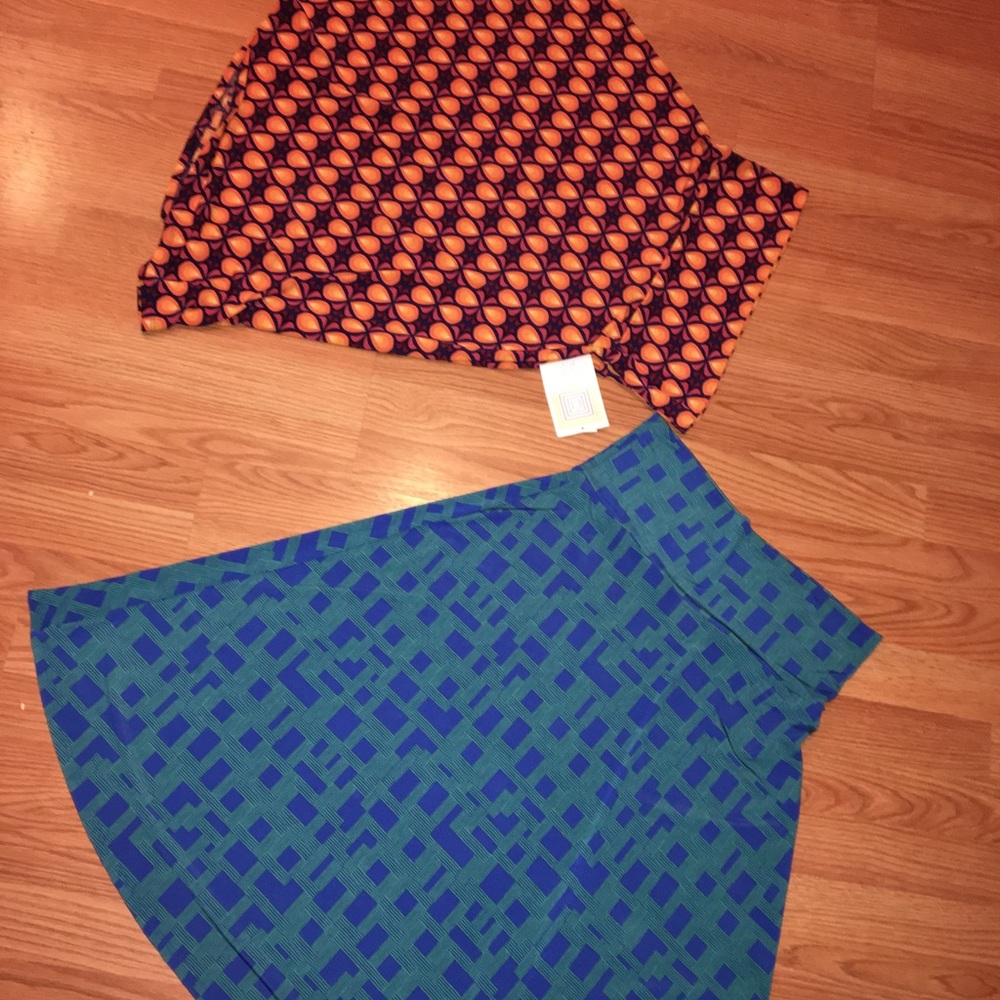 2 Azure skirts