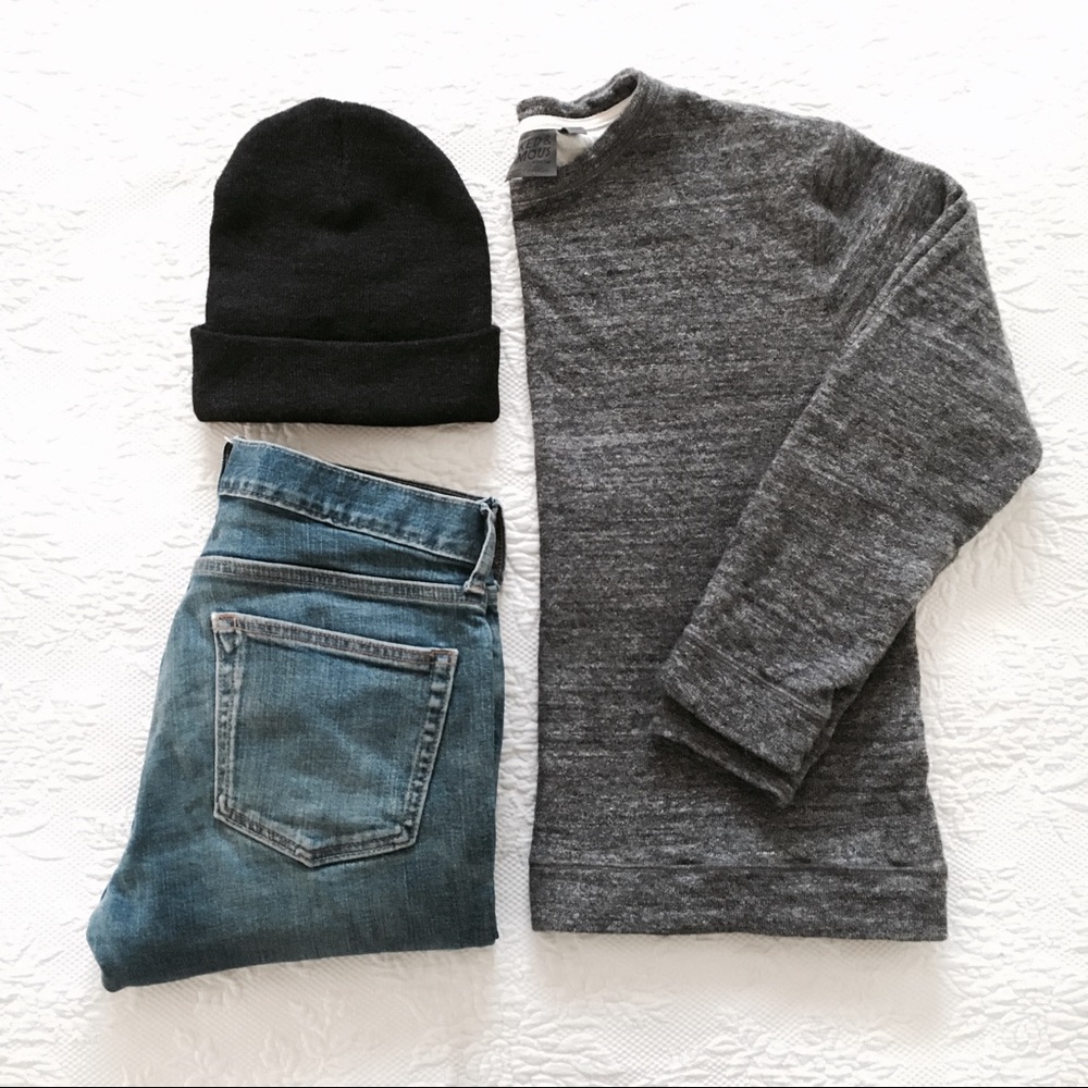 Heather Gray Cozy Crewneck