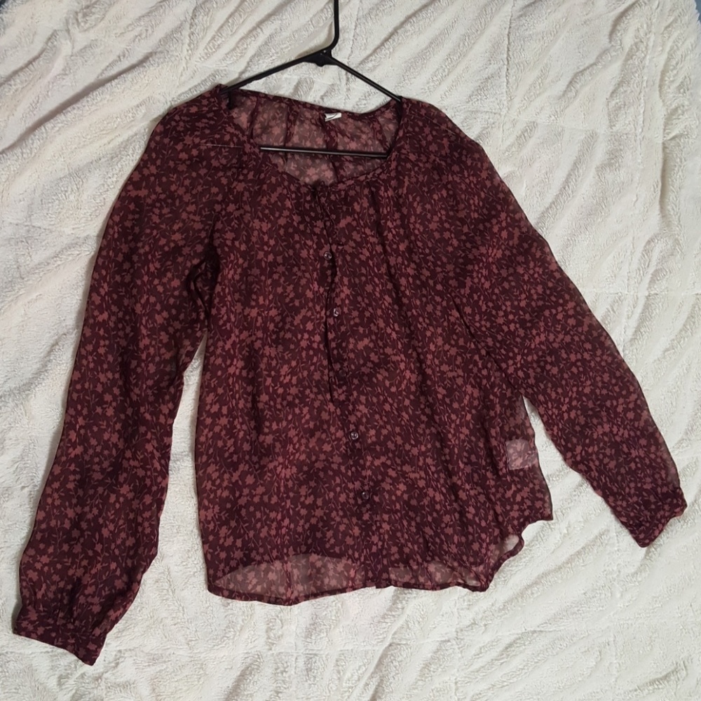 Old Navy Chiffon Shirt