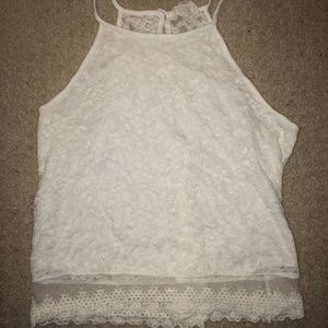 white "LA Hearts" tank top