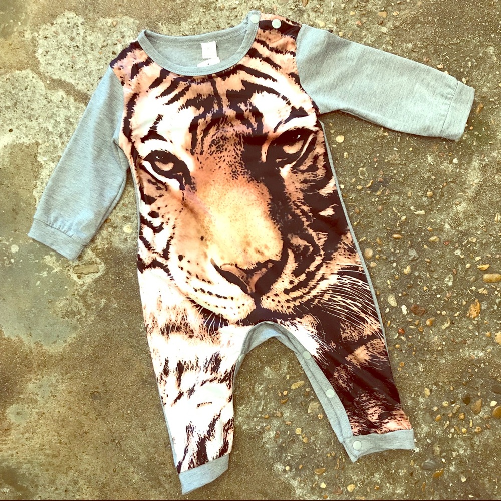 Tiger baby onesie