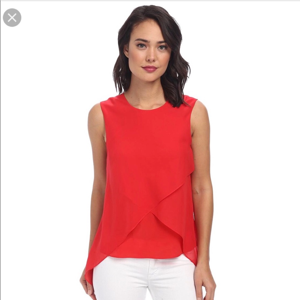BCBGMAXAZRIA Women’s Lorielle Asymmetrical Top