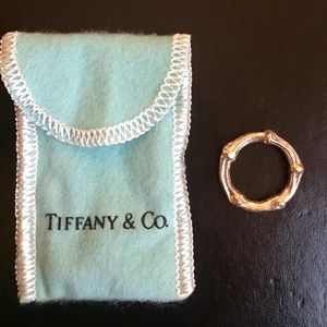Tiffany bamboo sterling silver ring