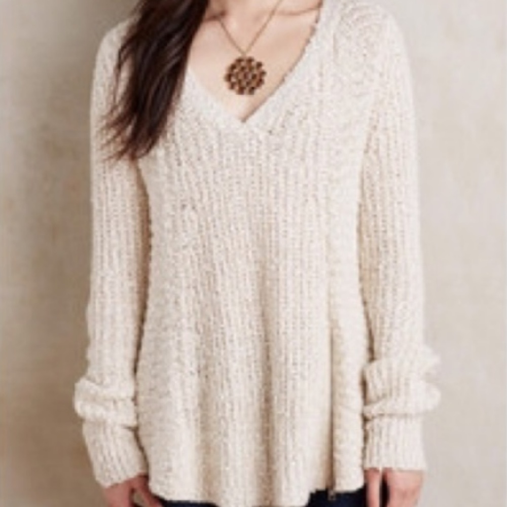 Price drop! Moth V Neck sweater Anthro