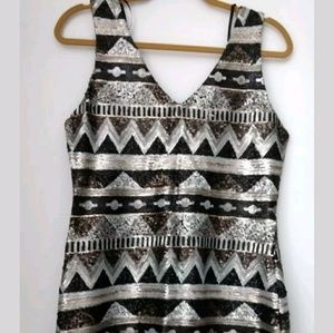 All sequined dress. One clothing los Angeles sz M