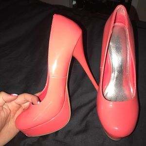 Orange heels