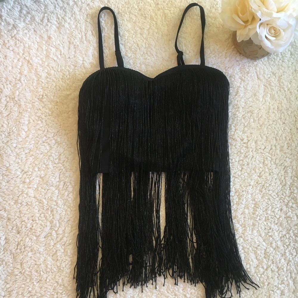Forever 21 fringe crop top