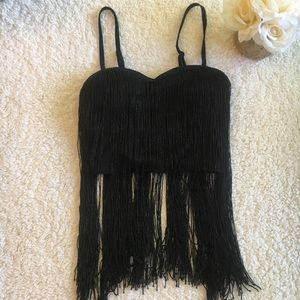 Forever 21 fringe crop top