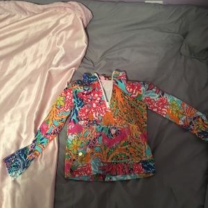 Lilly Pulitzer girls small 1/4 zip