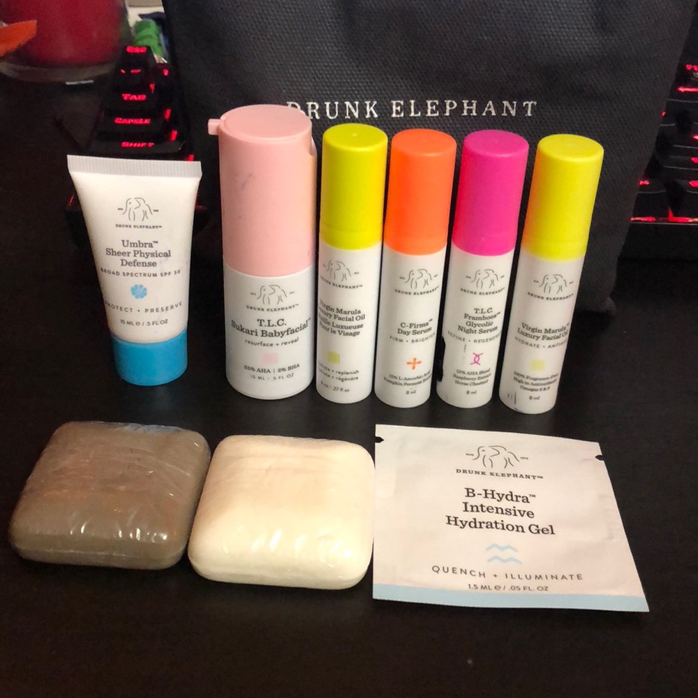 Drunk Elephant Skincare Set ( not full size)