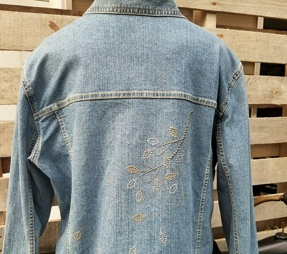Sunburst denim jean jacket - Picture 3 of 7