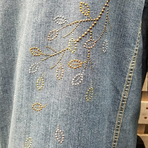 Sunburst denim jean jacket - Picture 5 of 7