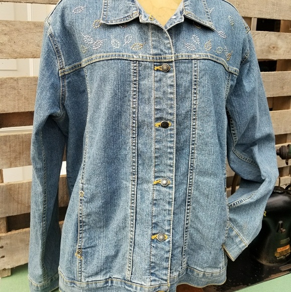 Sunburst denim jean jacket - Picture 6 of 7
