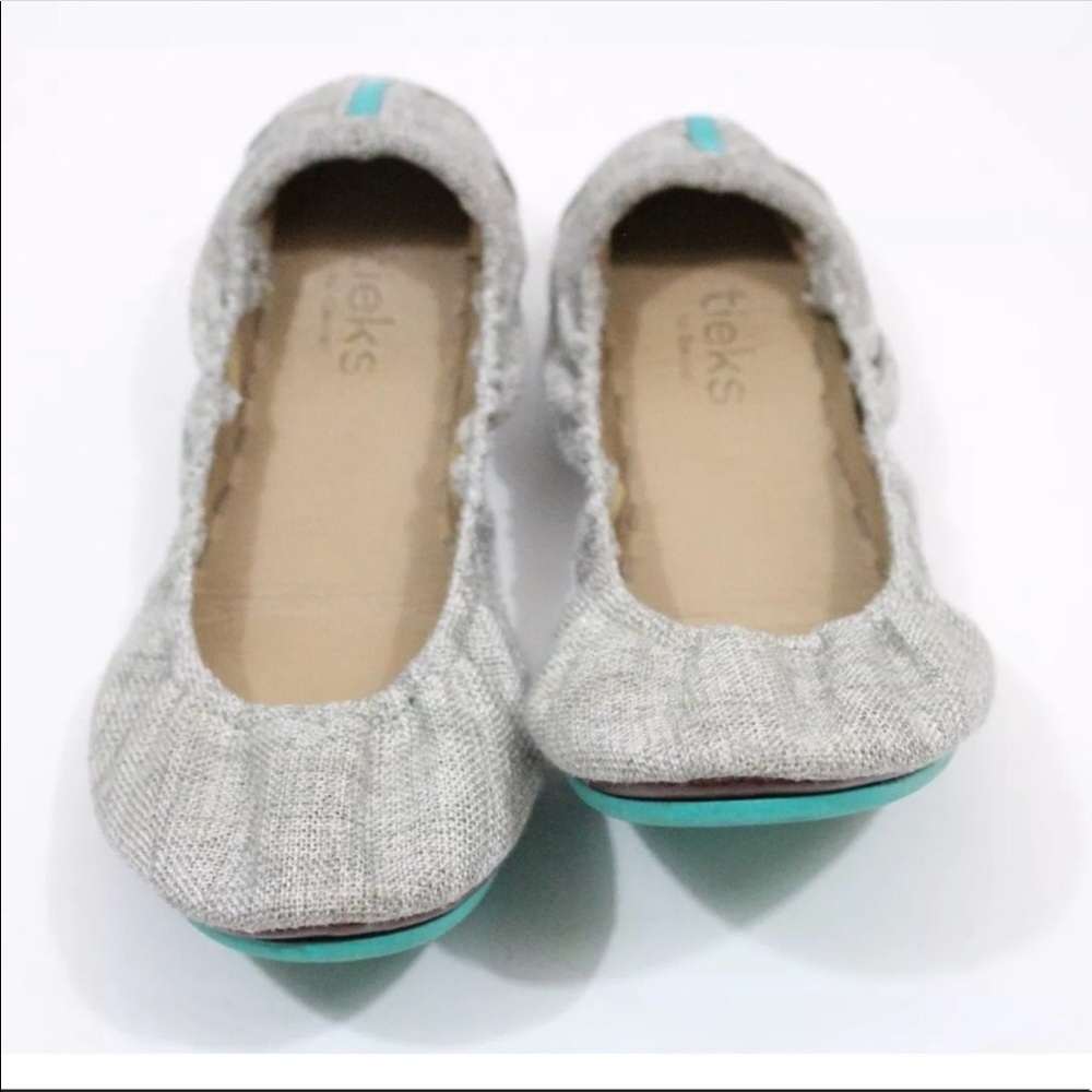 Tieks silver lake stretch vegan ballet flats