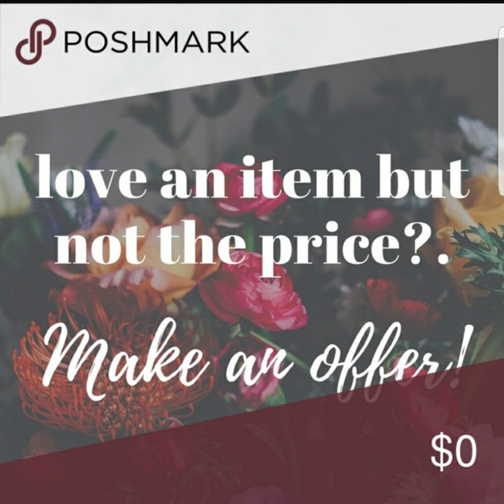 Make me an offer 😊💲