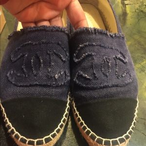 Denim Chanel Espadrilles Size 41