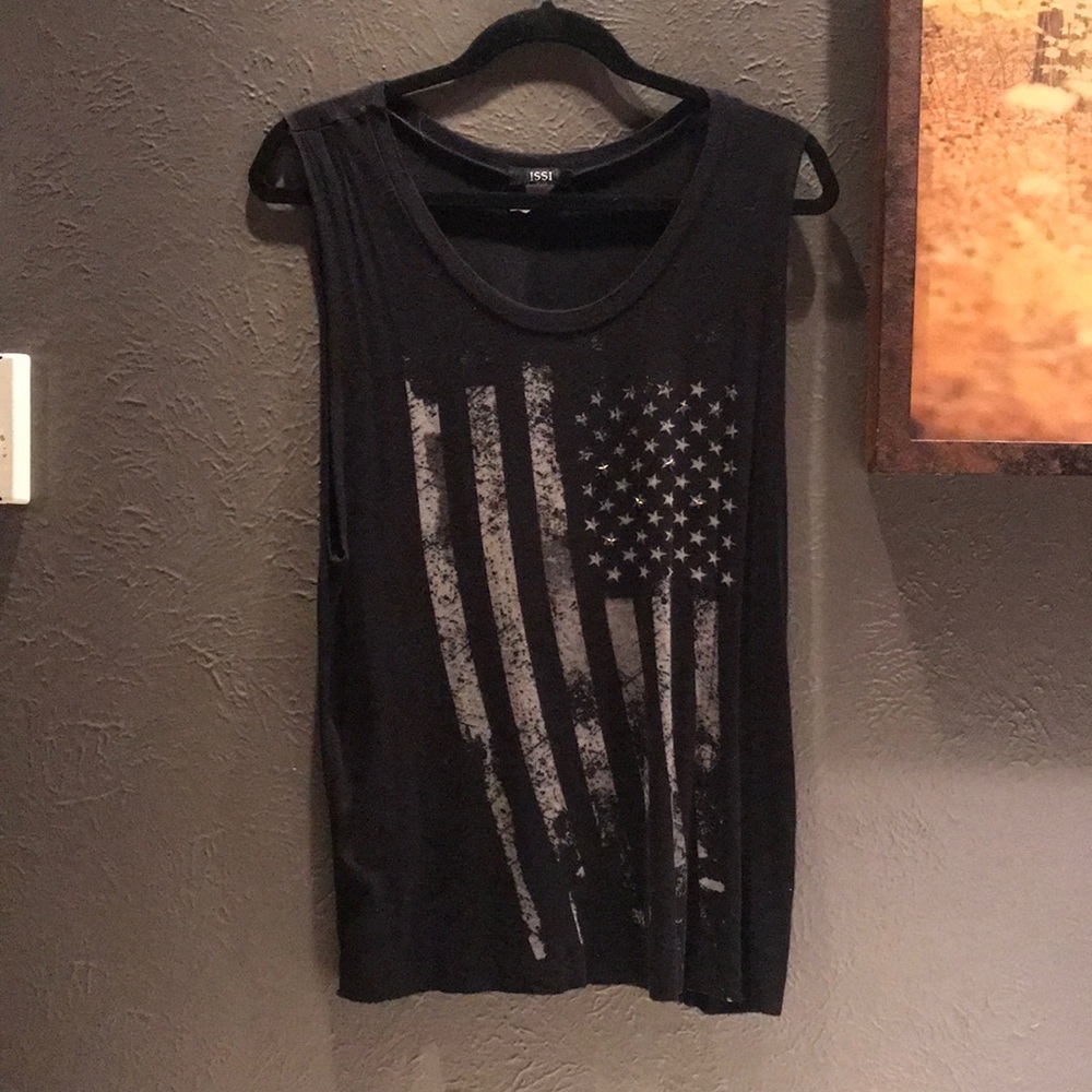 Distressed American Flag Tank
