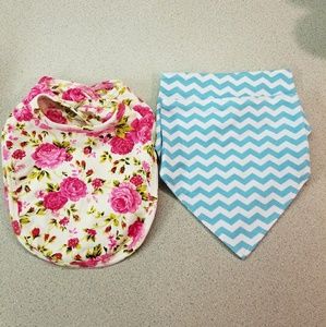 Baby bib two of each