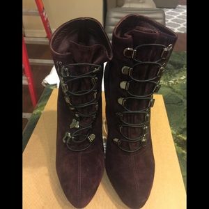 Authentic Purple 10.5 Christian Louboutin boots