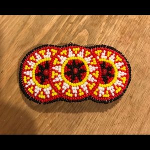 Indian beaded barrette