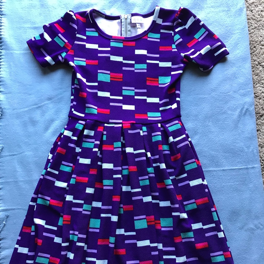 LuLaRoe Amelia Dress, EUC, Size XS