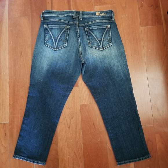 KUT Angie Sz 10 Cropped Skinny Boyfriend - Picture 2 of 5