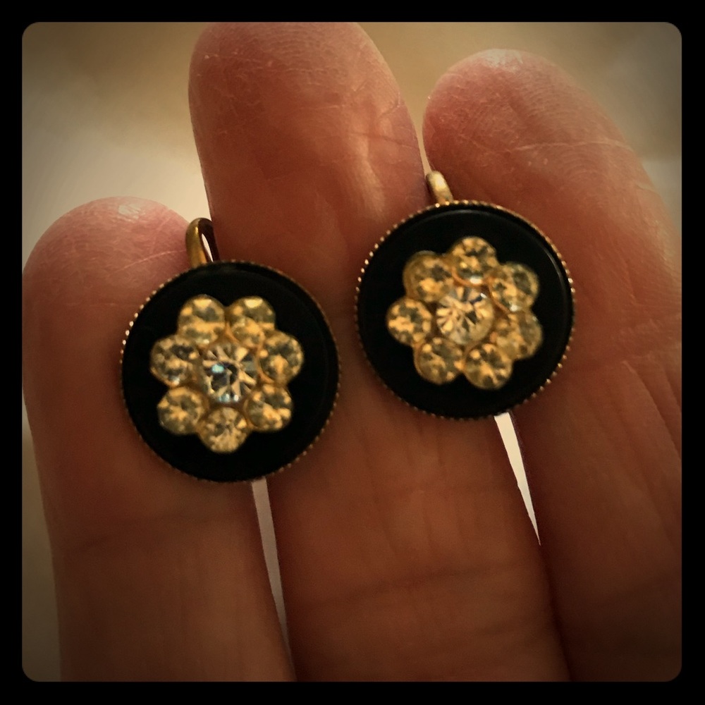 Vintage Rhinestone Earrings