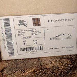 Burberry shoes