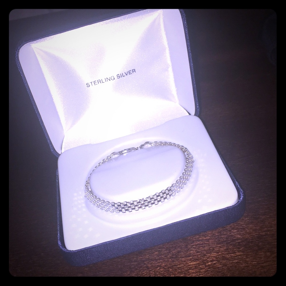 Simple Sterling Silver Bracelet