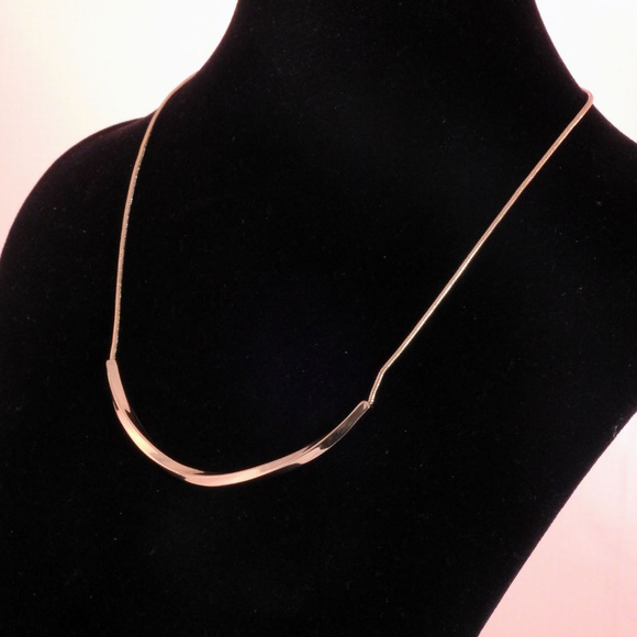 NWOT gold necklace. The Limited. LDTN47nc - Picture 3 of 6