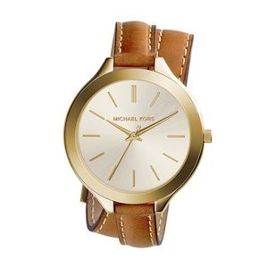 Michael Kors Double Wrap Strap Watch