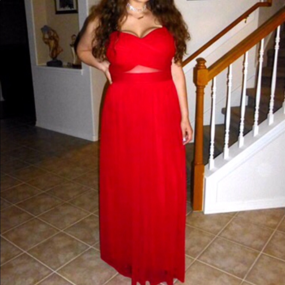 RED PROM DRESS