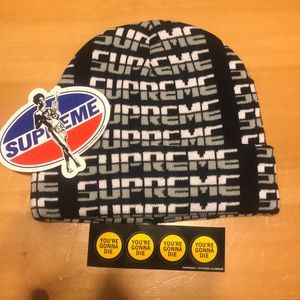 supreme repeat beanie
