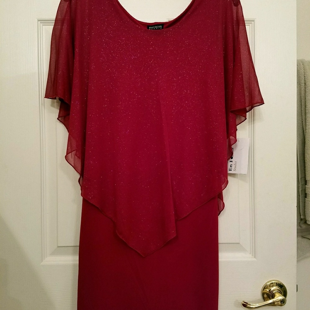 Beautiful Christmas Enfocus Studio Red night dress