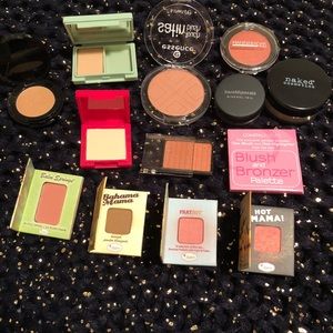 Face powder/Bronzer/Blush sample compacts bundle