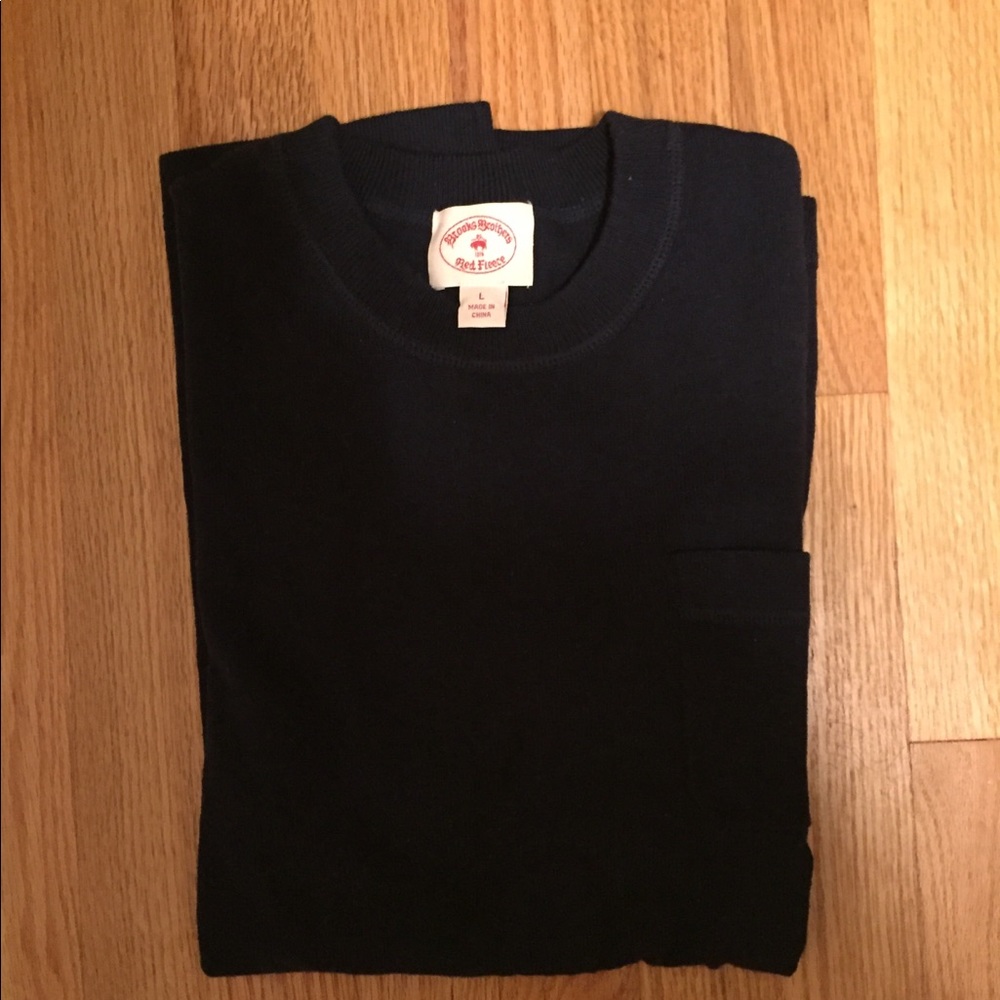 Brooks Brothers Red Fleece sweater tee
