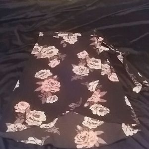 *NEW Floral wrap skirt