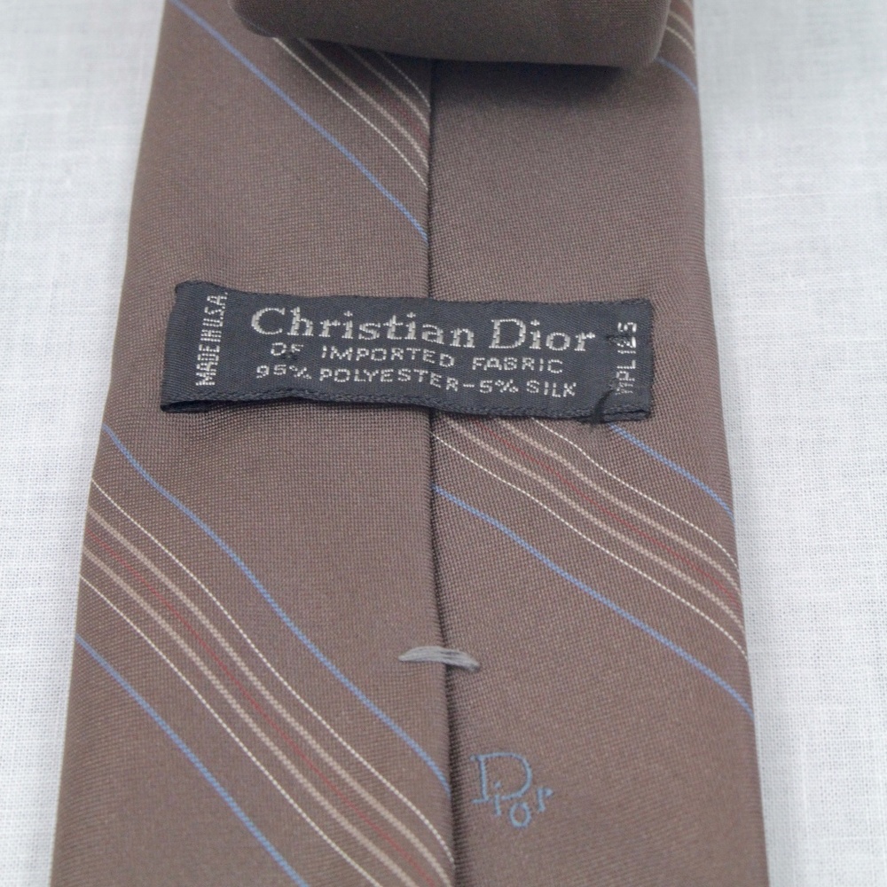 HP Vintage Christian Dior Neck Tie - Picture 3 of 4