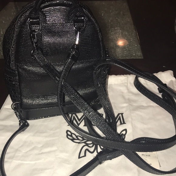 mcm mini swarovski special 829mct15 backpack - Picture 3 of 5