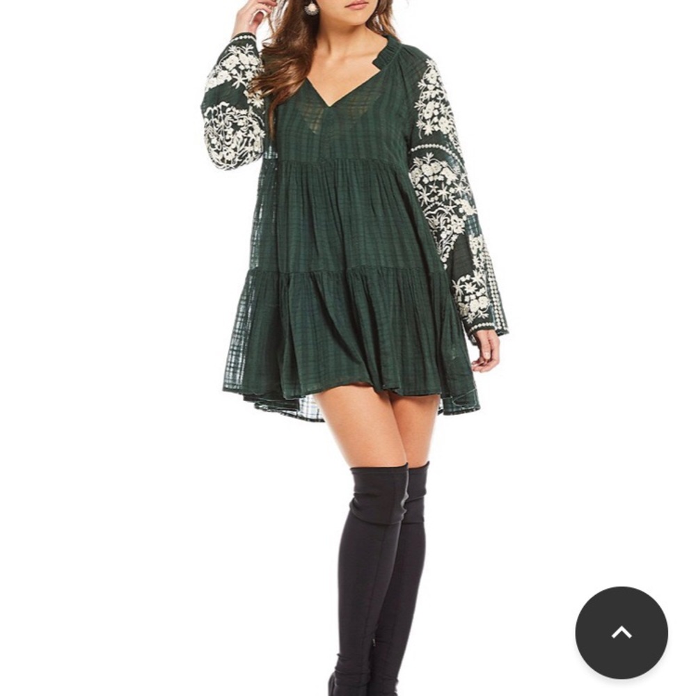 Free People Emerald City Shift Dress