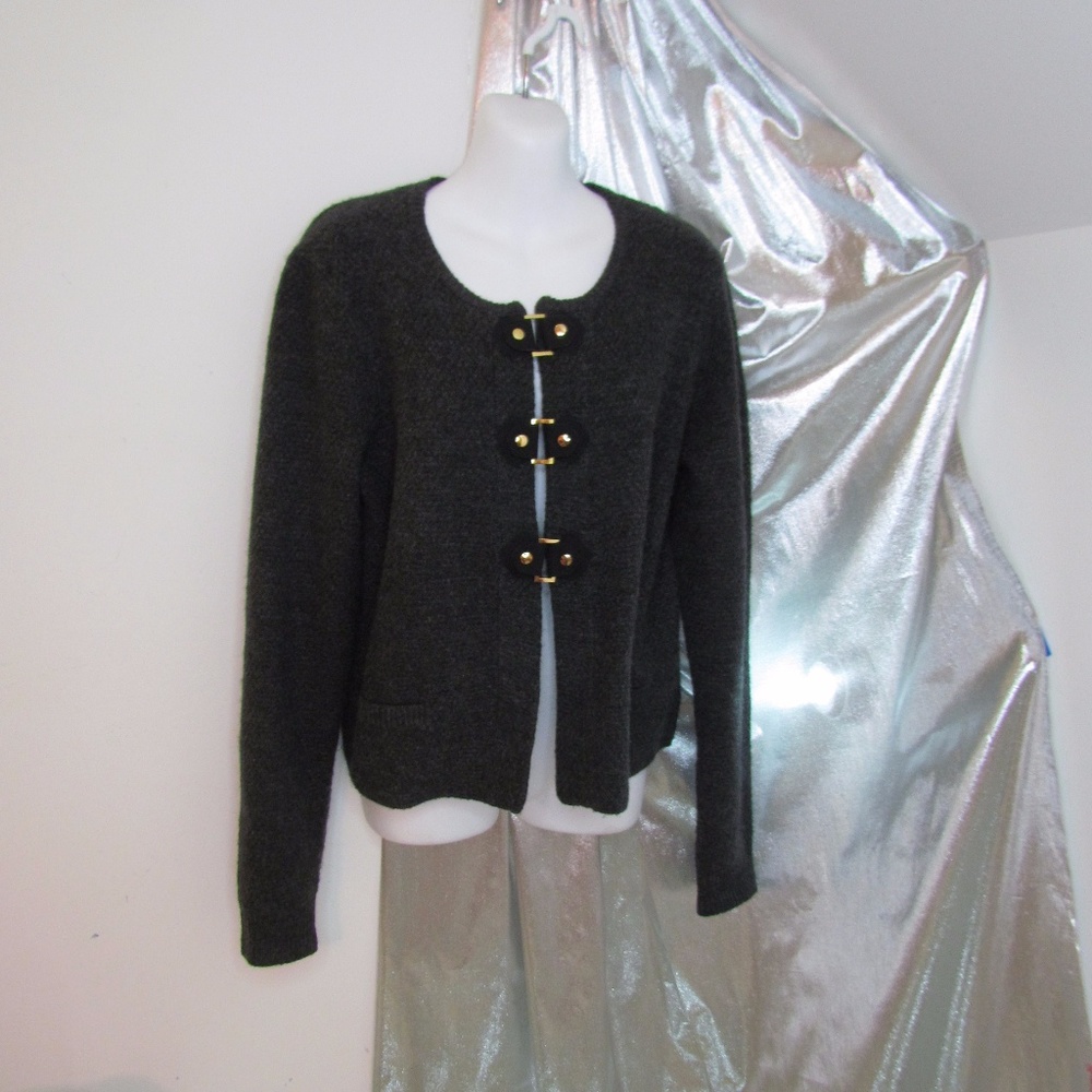 Cynthia Rowley Buckle Cardigan