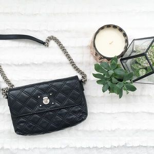 Marc Jacobs Quilted Single Crossbody Bag in Black