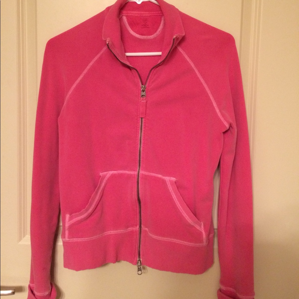 FINAL sale- Pink track jacket/zip up